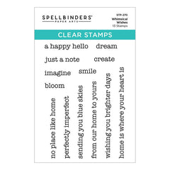 Spellbinders Clear Stamps Whimsical Wishes