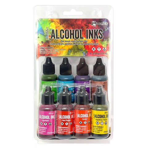 Tim Holtz Alcohol Ink 8pc Spectrum Bright