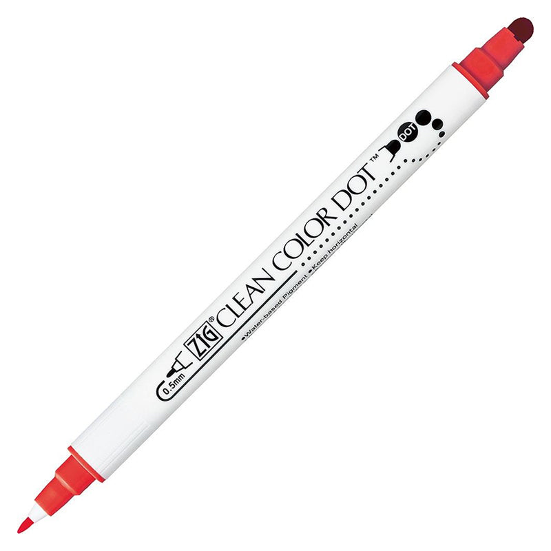 Zig Clean Color Dot Marker 020 Red