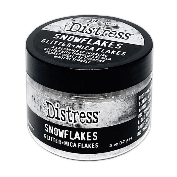 Tim Holtz Distress Glitter and Mica Flakes Snowflakes