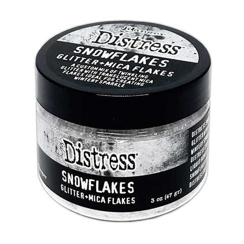 Tim Holtz Distress Glitter and Mica Flakes Snowflakes