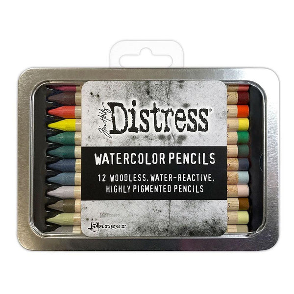 Tim Holtz Distress Watercolor Pencils 12pc Set 5