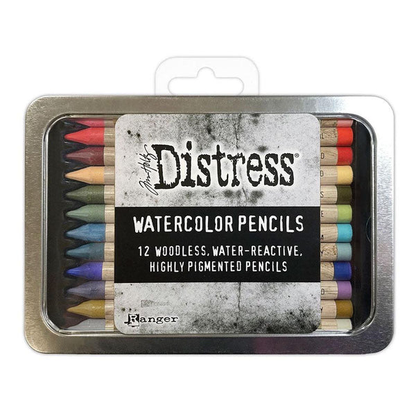 Tim Holtz Distress Watercolor Pencils 12pc Set 6