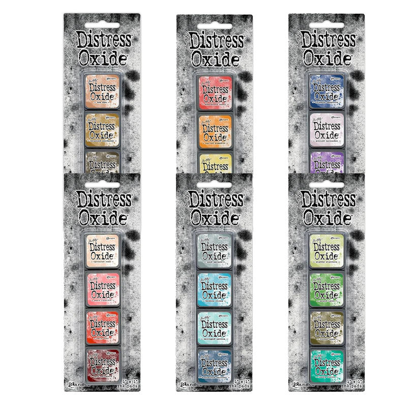 Tim Holtz Distress Mini Oxide Pad 4pc Kit 13-18