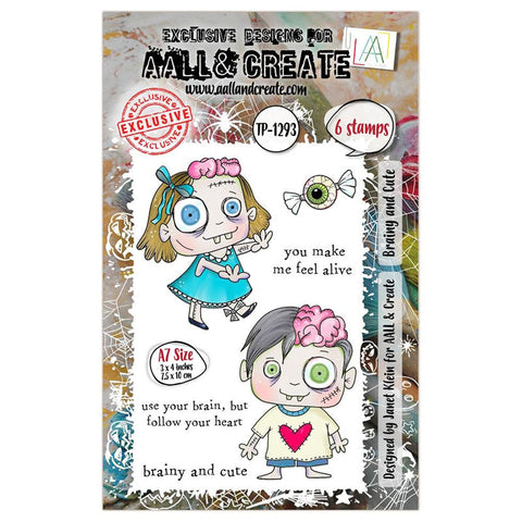AALL And Create Clear Stamps Brainy and Cute