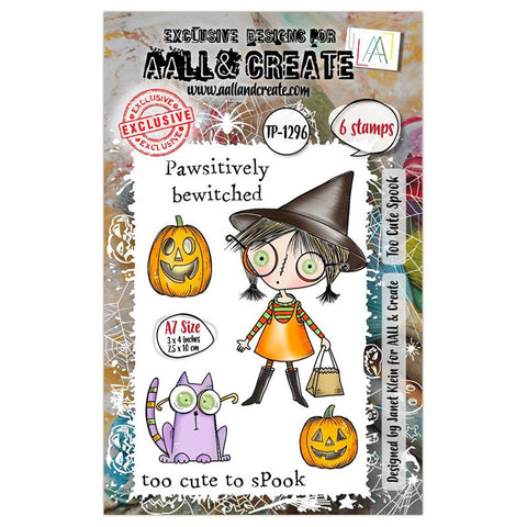 AALL And Create Clear Stamps Too Cute Spook