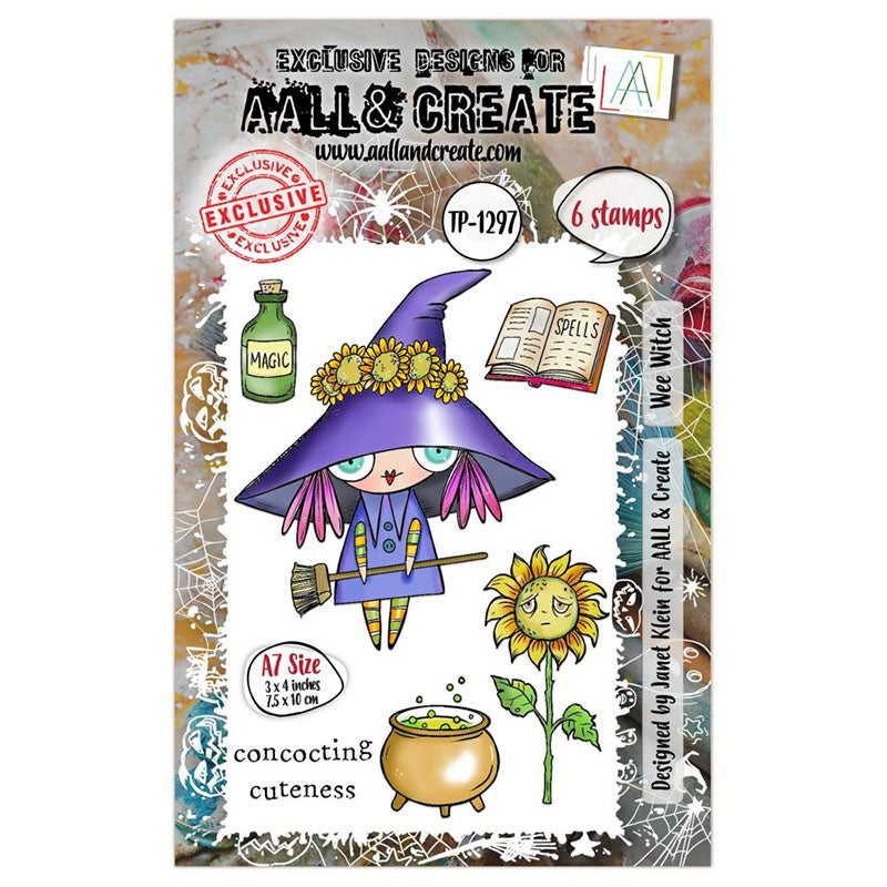 AALL And Create Clear Stamps Wee Witch