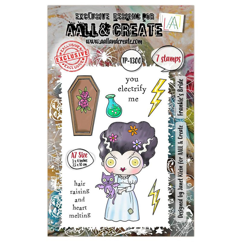 AALL And Create Clear Stamps Frankies Bride