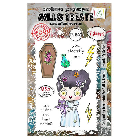 AALL And Create Clear Stamps Frankies Bride