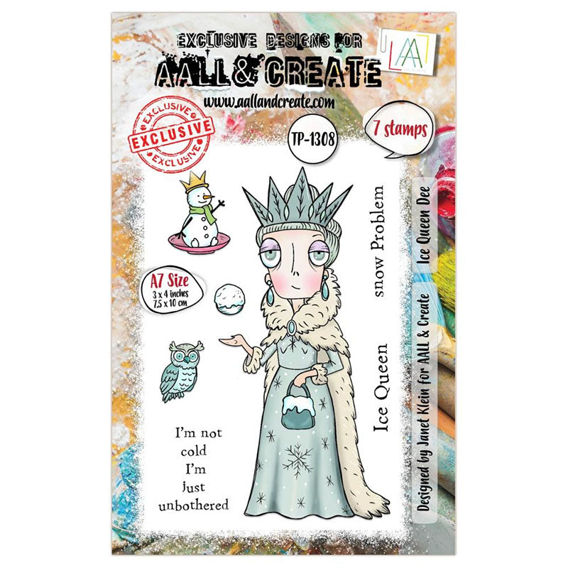 AALL And Create Clear Stamps Ice Queen Dee