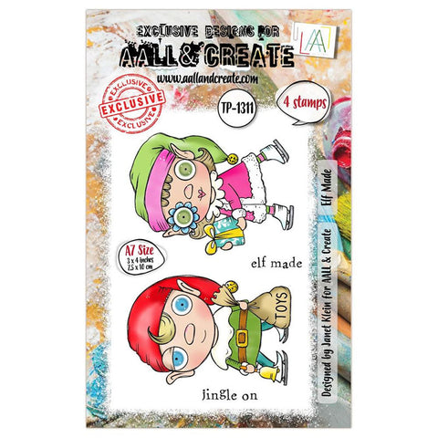 AALL And Create Clear Stamps Elf Made