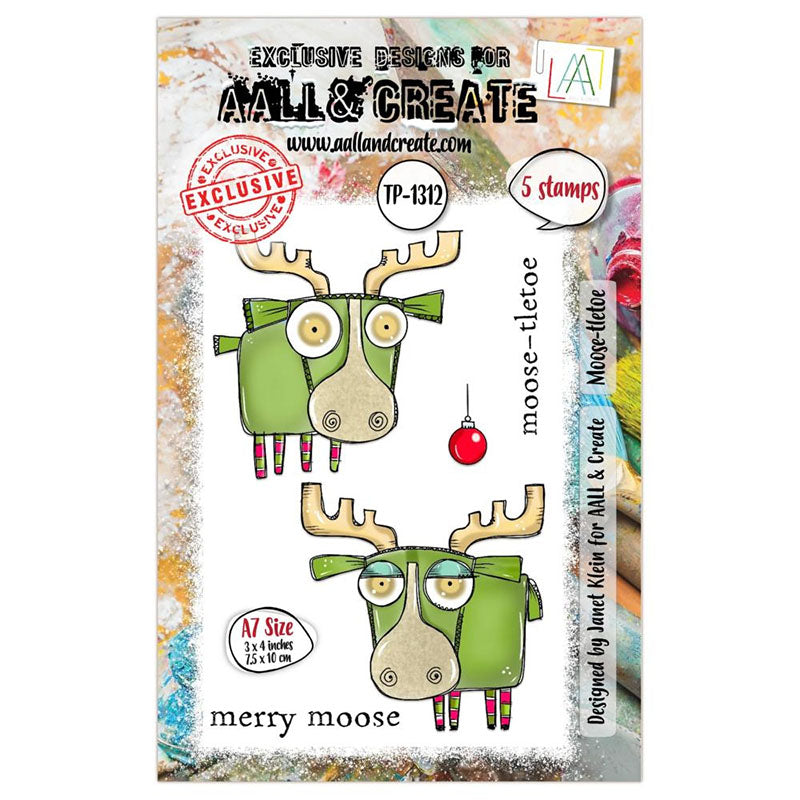 AALL And Create Clear Stamps Moose-tletoe