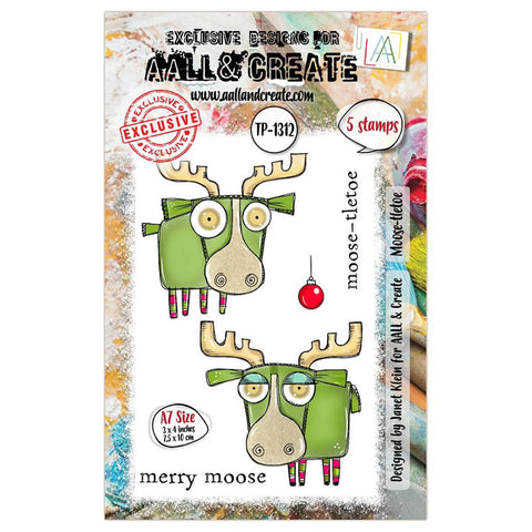 AALL And Create Clear Stamps Moose-tletoe