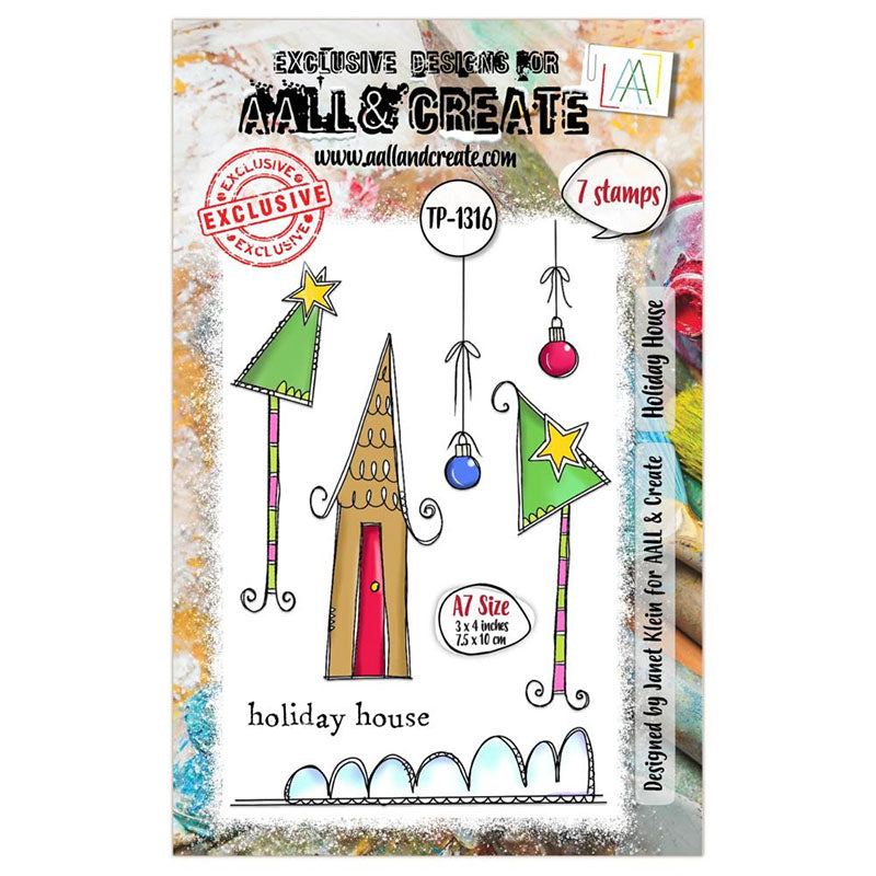 AALL And Create Clear Stamps Holiday House