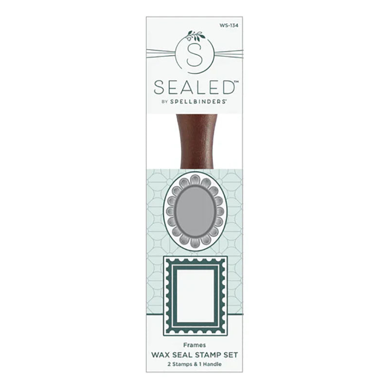 Spellbinders Clear Stamps Wax Seal 2 Pack Frames