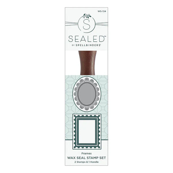 Spellbinders Clear Stamps Wax Seal 2 Pack Frames