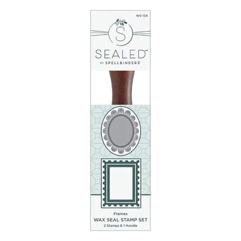 Spellbinders Clear Stamps Wax Seal 2 Pack Frames