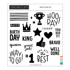 Concord & 9th Clear Stamps Bravo
