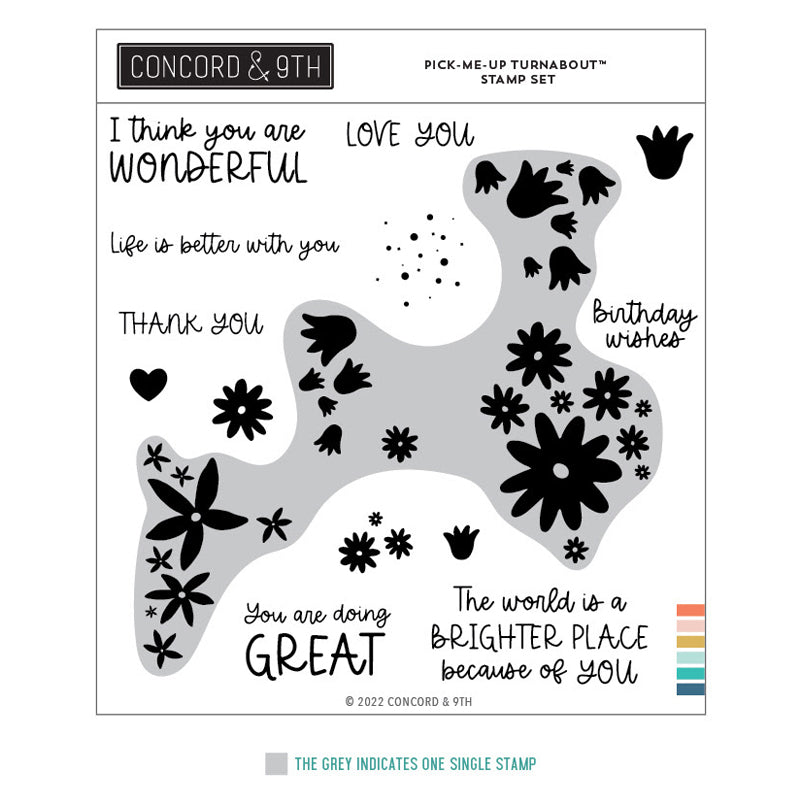 Concord & 9th Clear Stamps Pick-Me-Up Turnabout