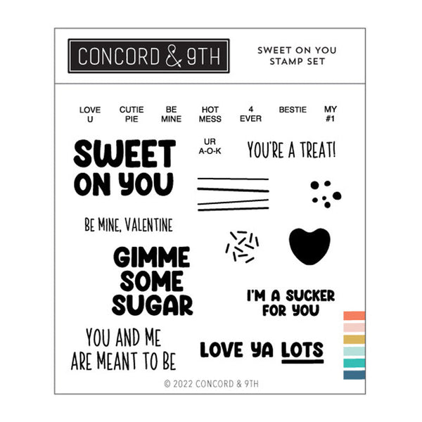 Concord & 9th Clear Stamps Sweet On You