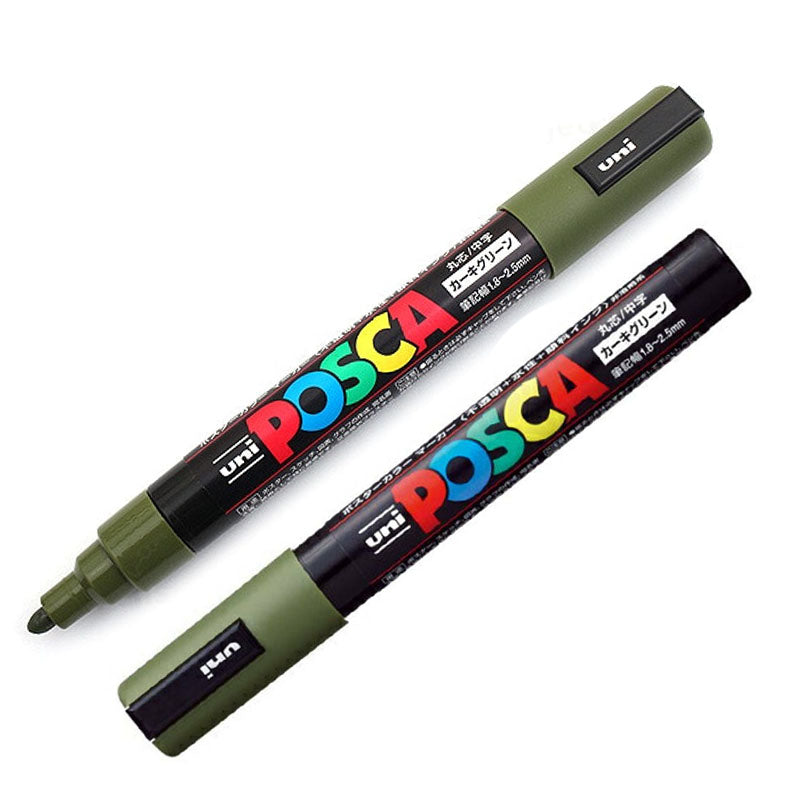 POSCA Marker PC-5M Khaki Green