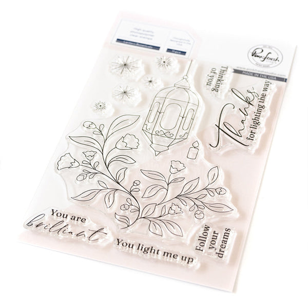 Pinkfresh Studio Clear Stamps Lantern Botanicals
