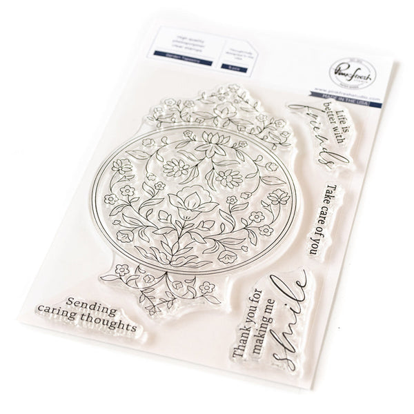 Pinkfresh Studio Clear Stamps Garden Tapestry