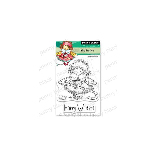 Penny Black Clear Stamps Fairy Festive