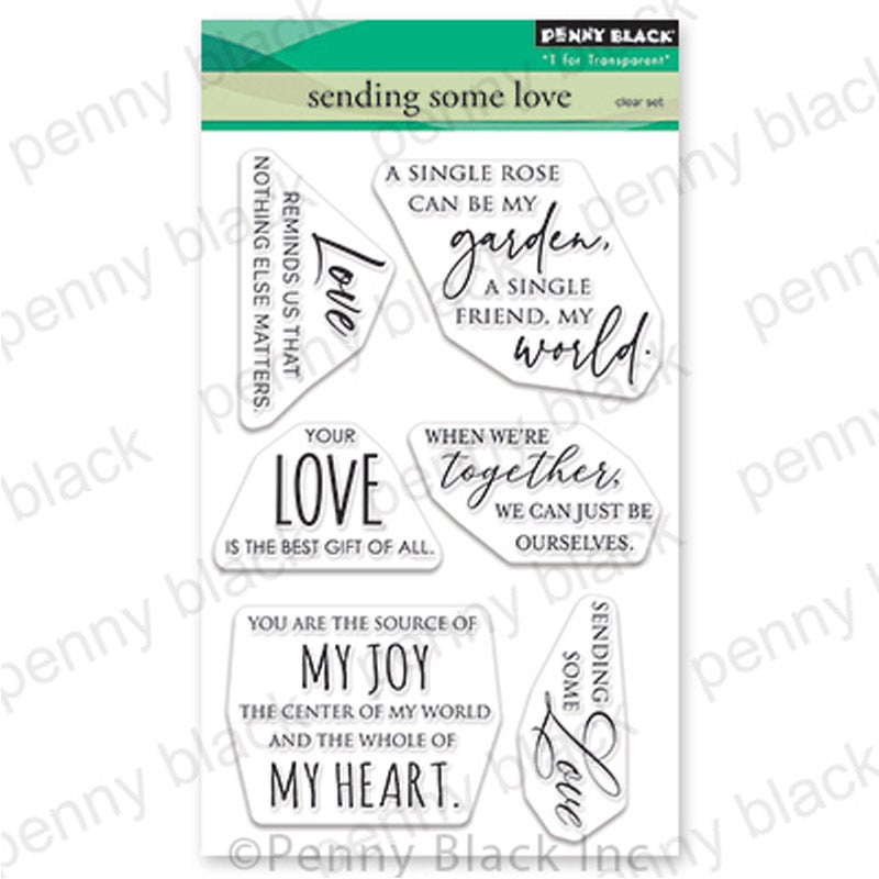 Penny Black Clear Stamps Sending Some Love