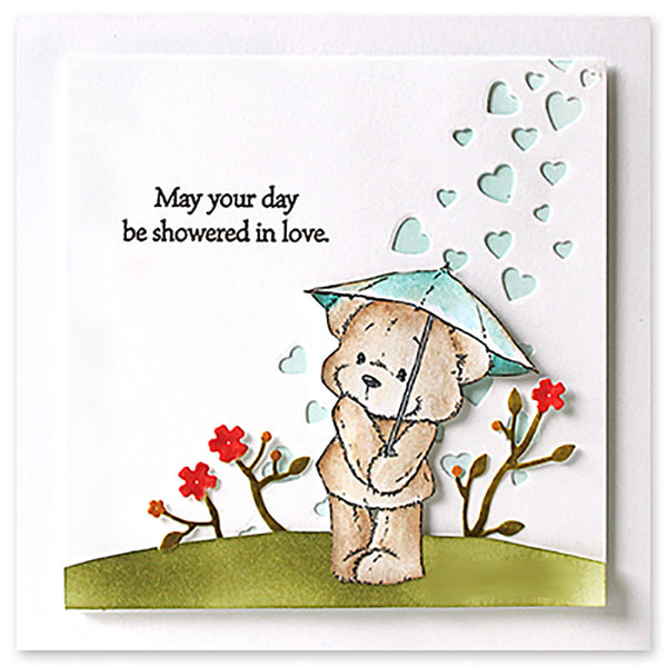 Penny Black Clear Stamps Showered In Love