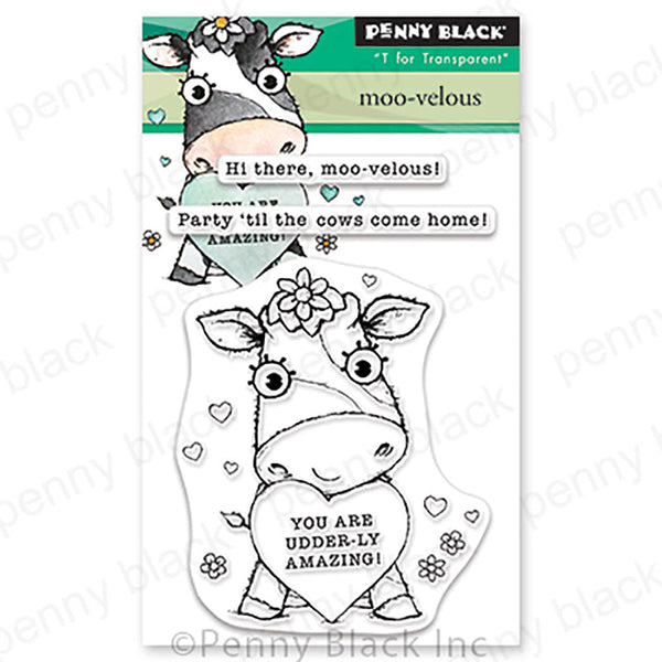 Penny Black Clear Stamps Moo-Velous