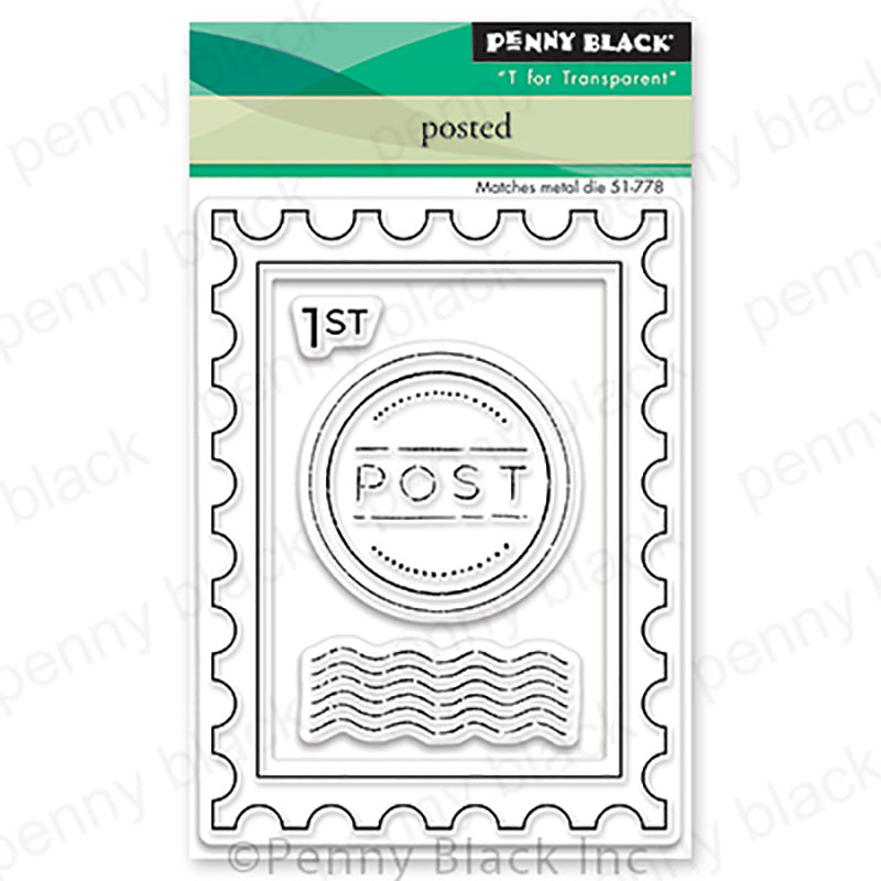 Penny Black Clear Stamps Posted