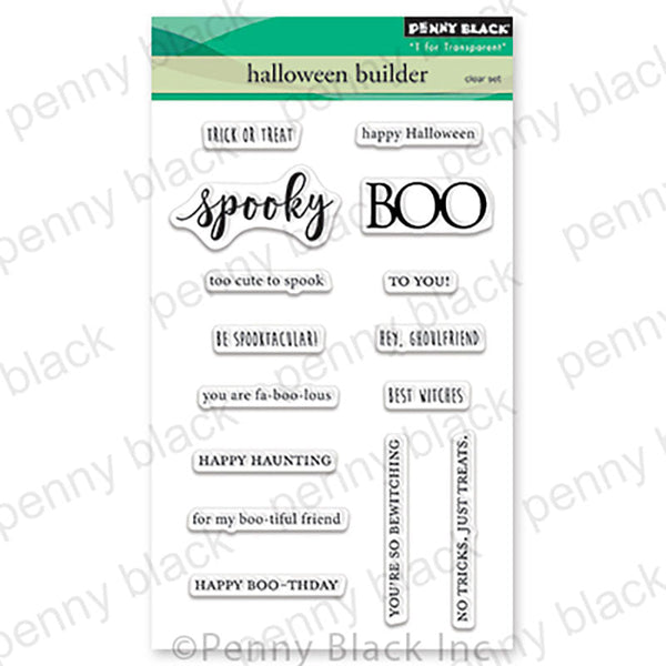 Penny Black Clear Stamps Halloween Builder