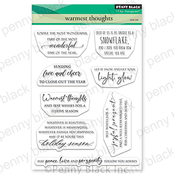 Penny Black Clear Stamps Warmest Thoughts