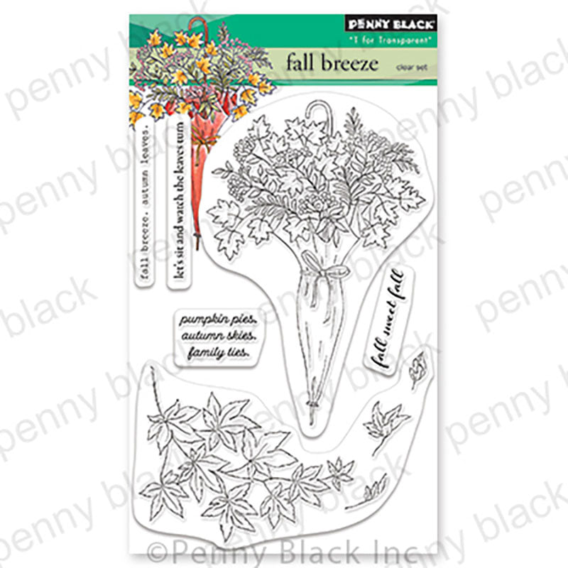 Penny Black Clear Stamps Fall Breeze