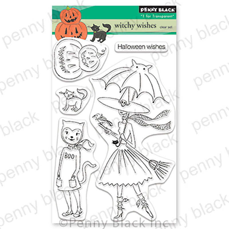 Penny Black Clear Stamps Witchy Wishes