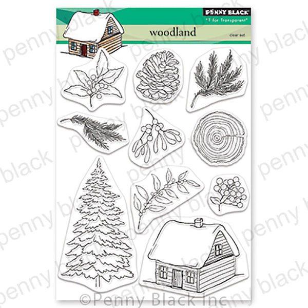 Penny Black Clear Stamps Woodland