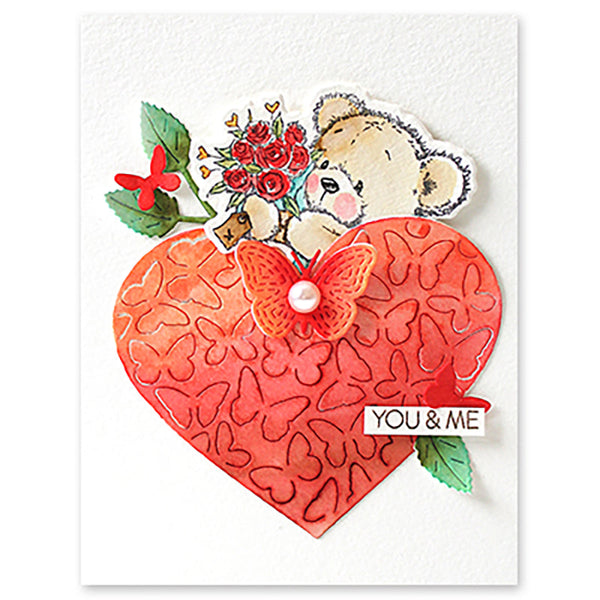Penny Black Clear Stamps Teddy Bouquet