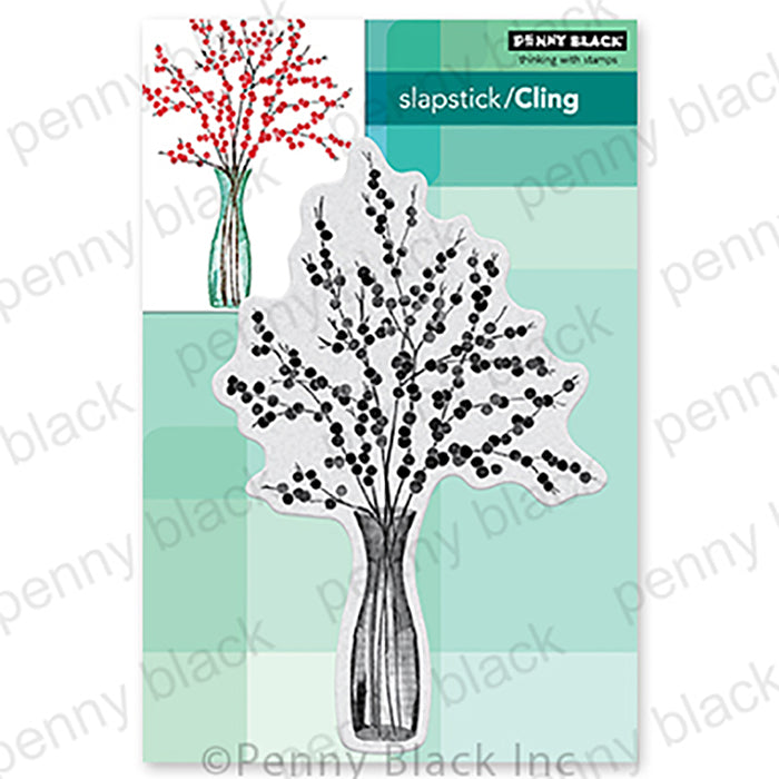 Penny Black Cling Stamp Berry Bouquet