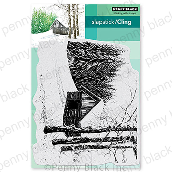 Penny Black Cling Stamp Country Cabin