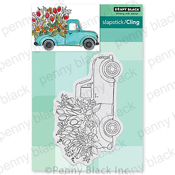 Penny Black Cling Stamp Truckload
