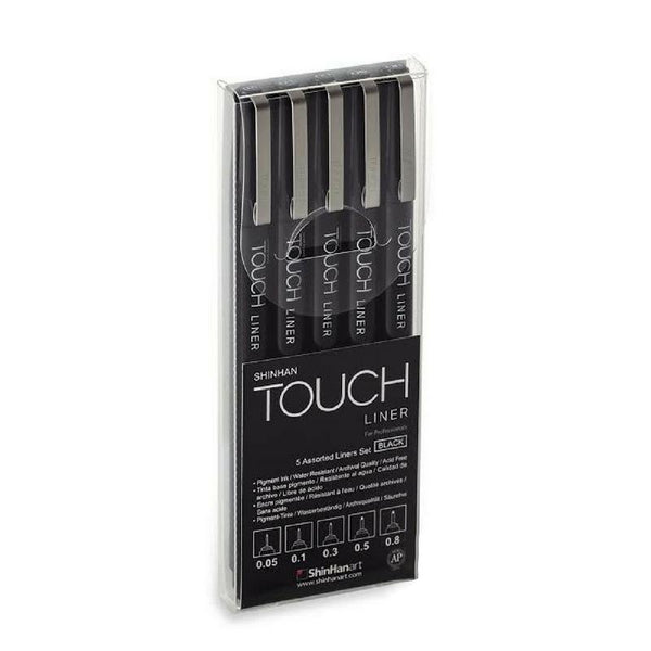 TOUCH Liner Pen 5pc Cool Gray
