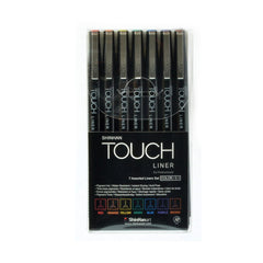 TOUCH Liner Pen 7pc 0.1