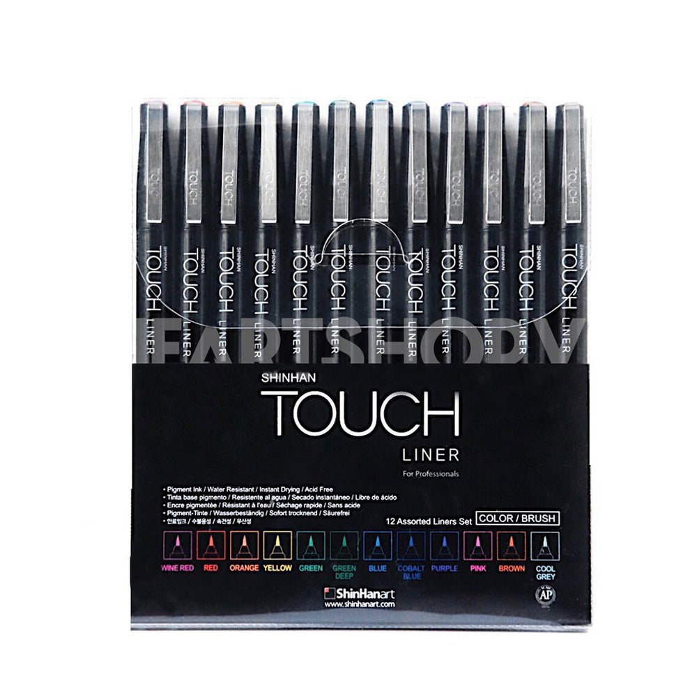 TOUCH Liner Pen 12pc 0.1