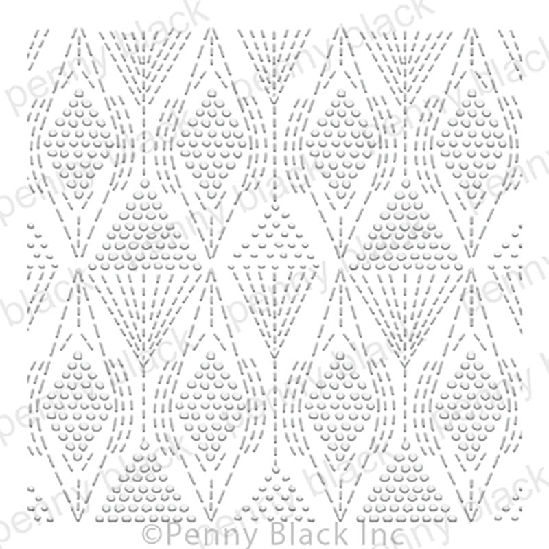 Penny Black Embossing Folder Dots & Dashes