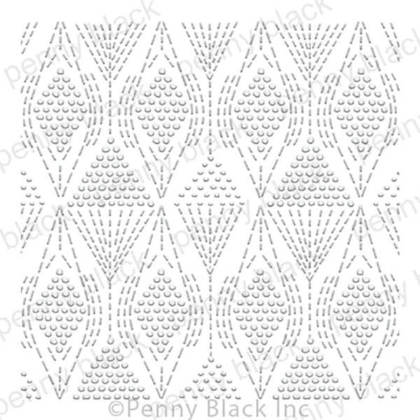 Penny Black Embossing Folder Dots & Dashes