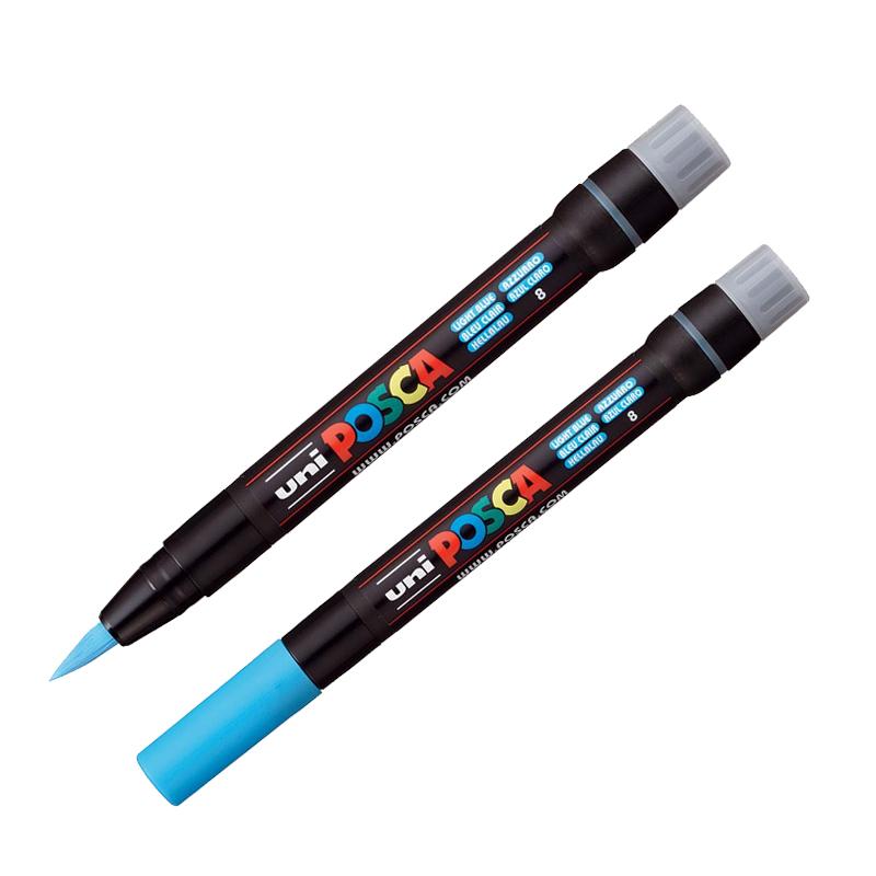 POSCA Marker PCF-350 Brush Light Blue