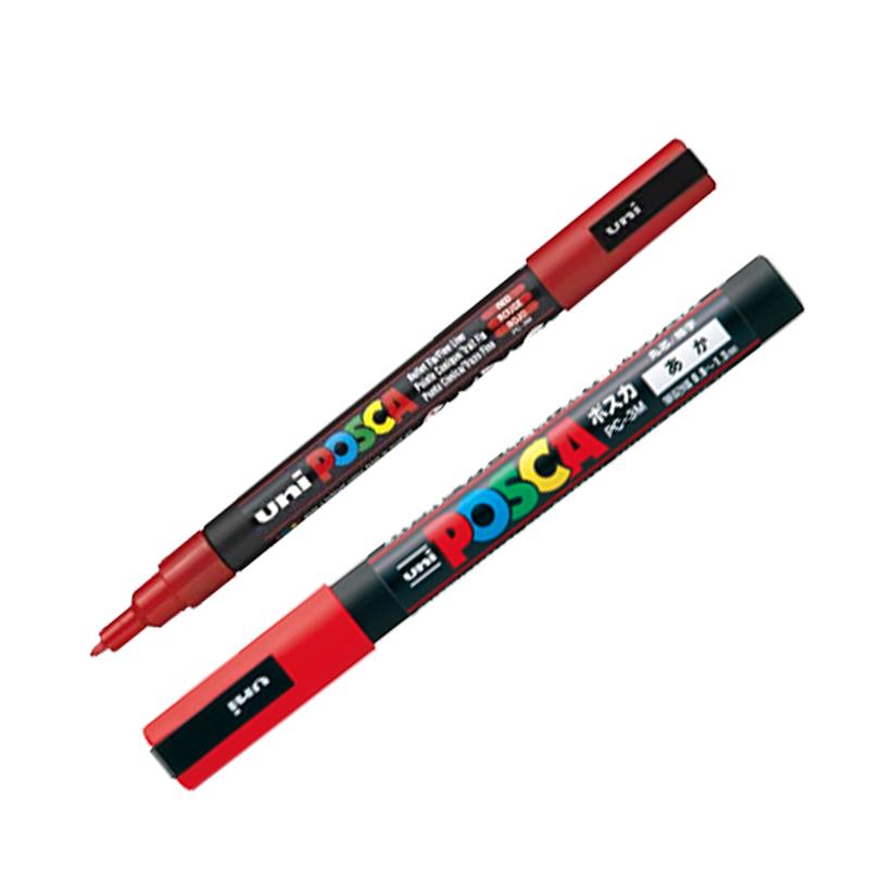 POSCA Marker PC-3M Red