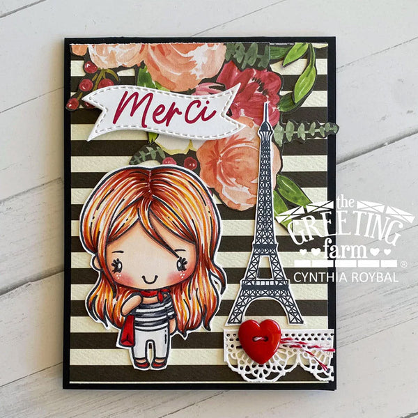 The Greeting Farm Clear Stamps Anya in France