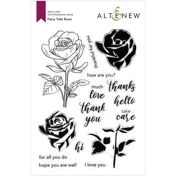 Altenew Clear Stamps Fairy Tale Rose